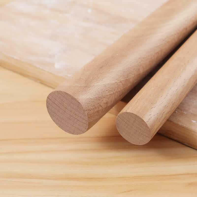 Nuoshuer 60cm Solid Wood Rolling Pin & Chopping Board Set
