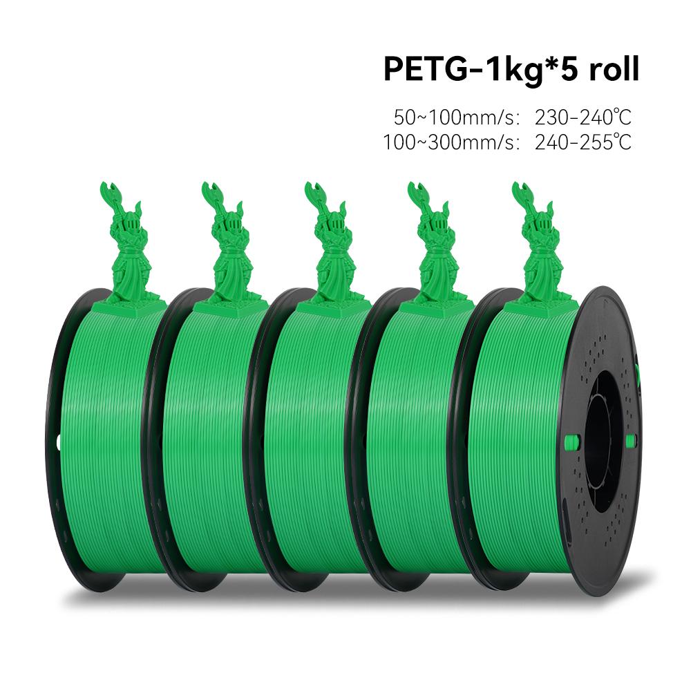 KEEPANG 5KG PETG 3D Printer Filament 1.75mm High Toughness Neatly Wound 3D Printing Material DIY Crafts Tools for 3D Printer