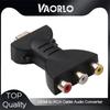 VAORLO Gold-plated HDMI-compatible To 3 RGB RCA Video Audio Adapter AV Component Converter