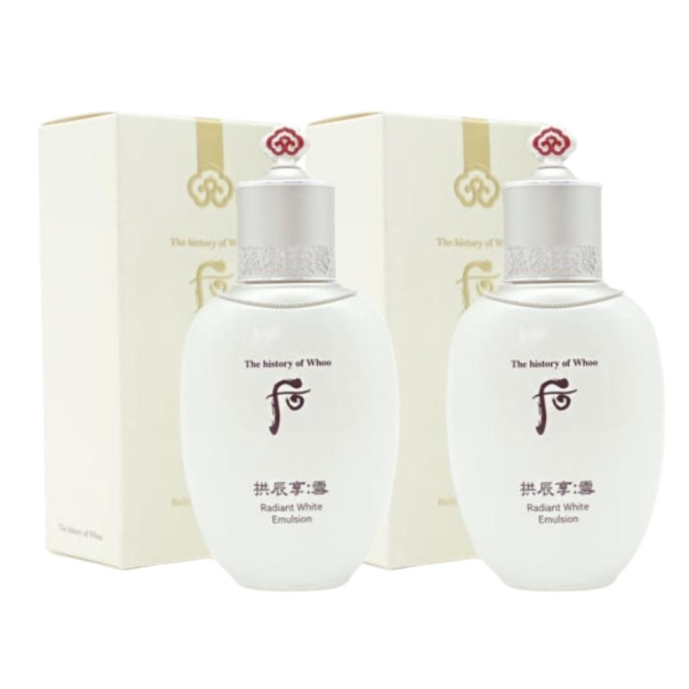 The history of whoo Gongjinhyang Seol Сияющая белая эмульсия 110 мл Корейский травяной осветляющий и увлажняющий лосьон Сияние и упругость K-Beauty уход за кожей