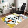 Puffin Rock Printed Carpet, for Office Chair Living Room Bedroom Kitchen Room Decor Gifts.