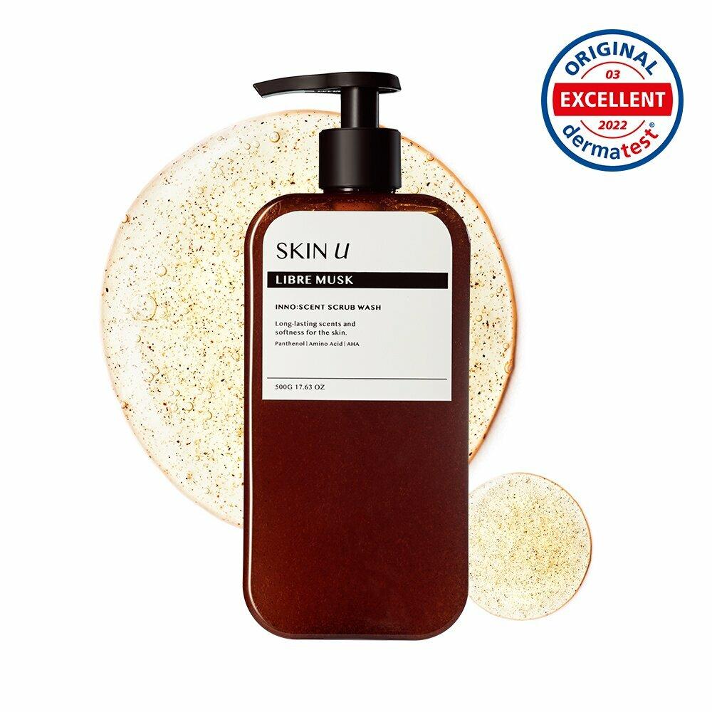SKIN U ИННО:SCENT Libre Мускусный скраб для умывания 500г