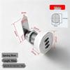 Расширенный металлический кодовый замок-кулачок для мебели, шкафа, ящика стола и почтового ящика