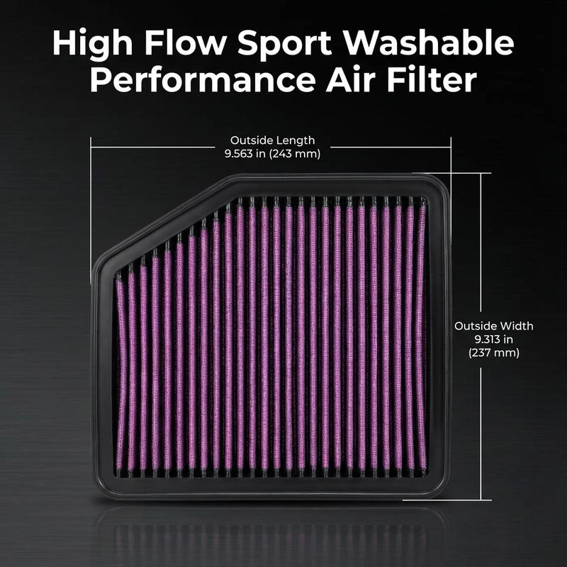 For Lexus GS350 GS430 IS220 IS250 C IS300 IS350 C 2GR 3GR 1UR 2005-2013 High Flow Sport Washable Performance Air Filter 33-2345