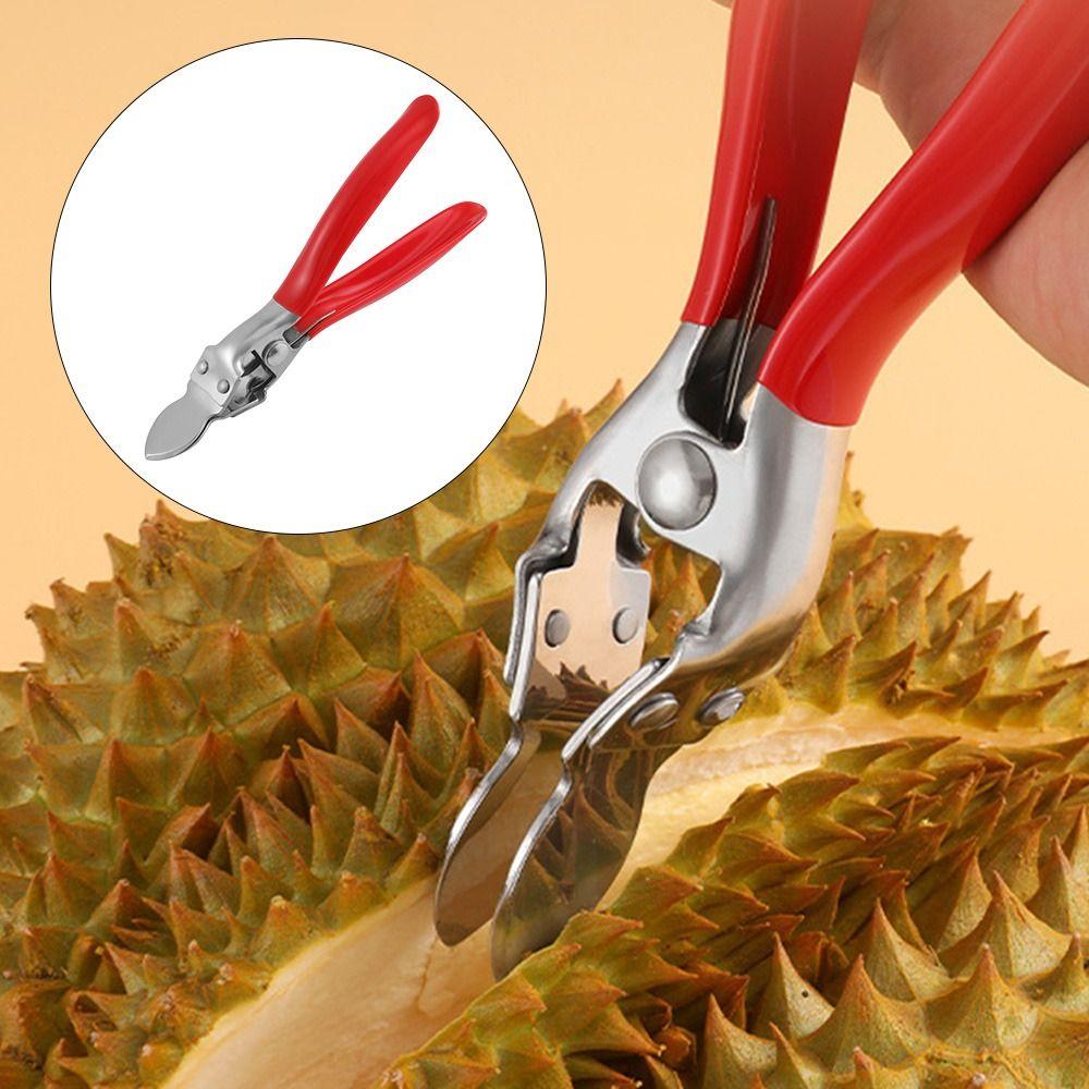 Stainless Steel Durian Opening Pliers Durian Opener Clip Restaurant Household Cooking Tools