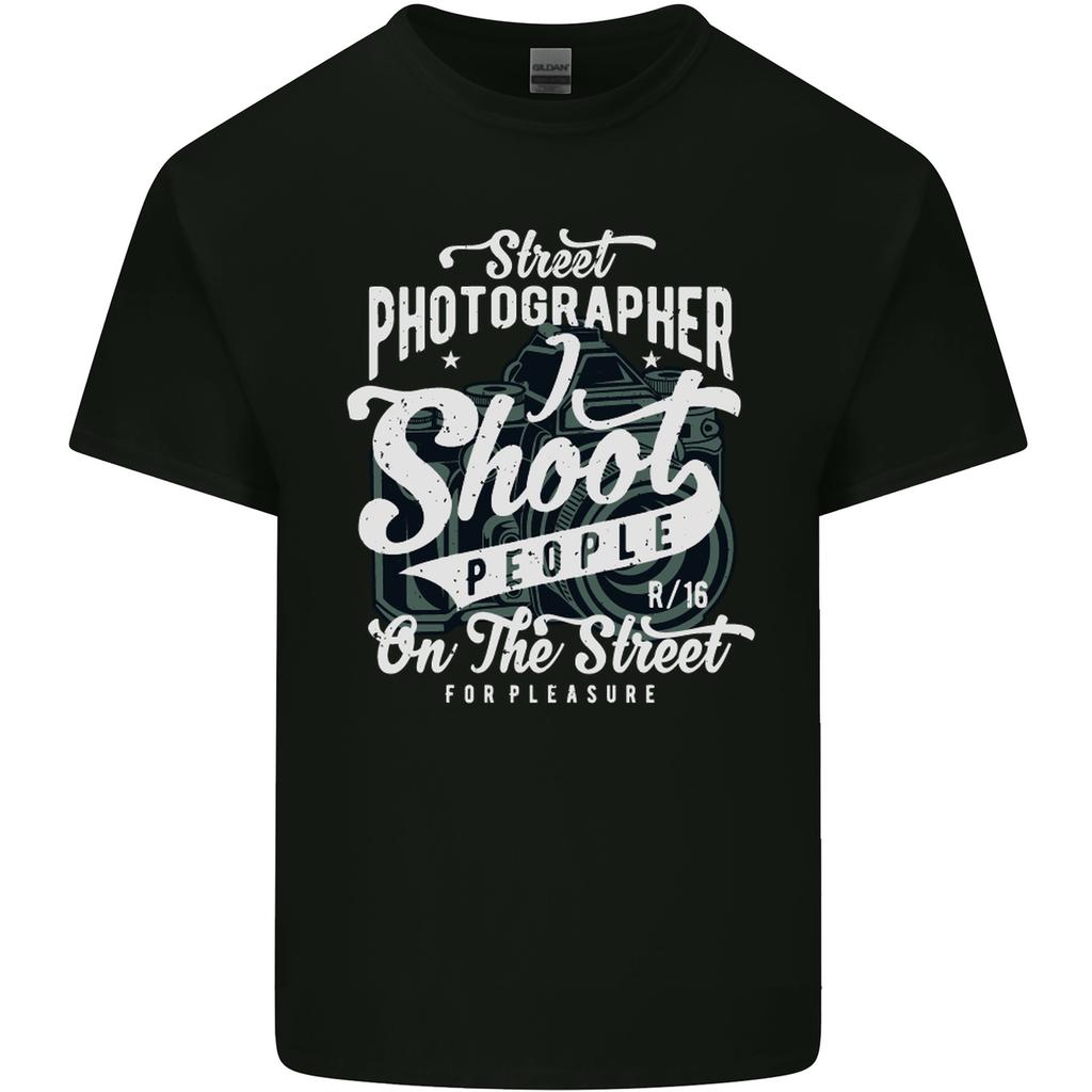 Street Photographer Photography Funny Unisexs Light Cotton TShirt