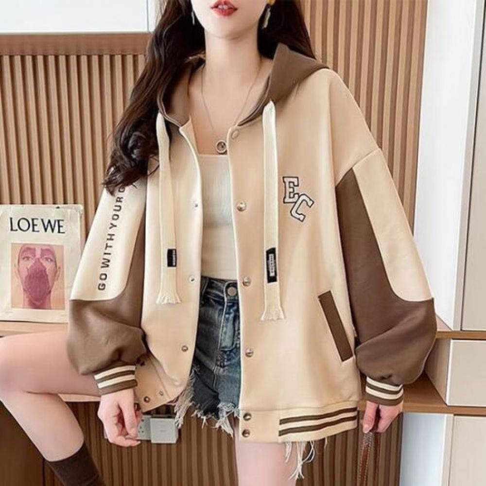 Navava Casual Long Sleeve Hoodie Baseball Jacket Nc370