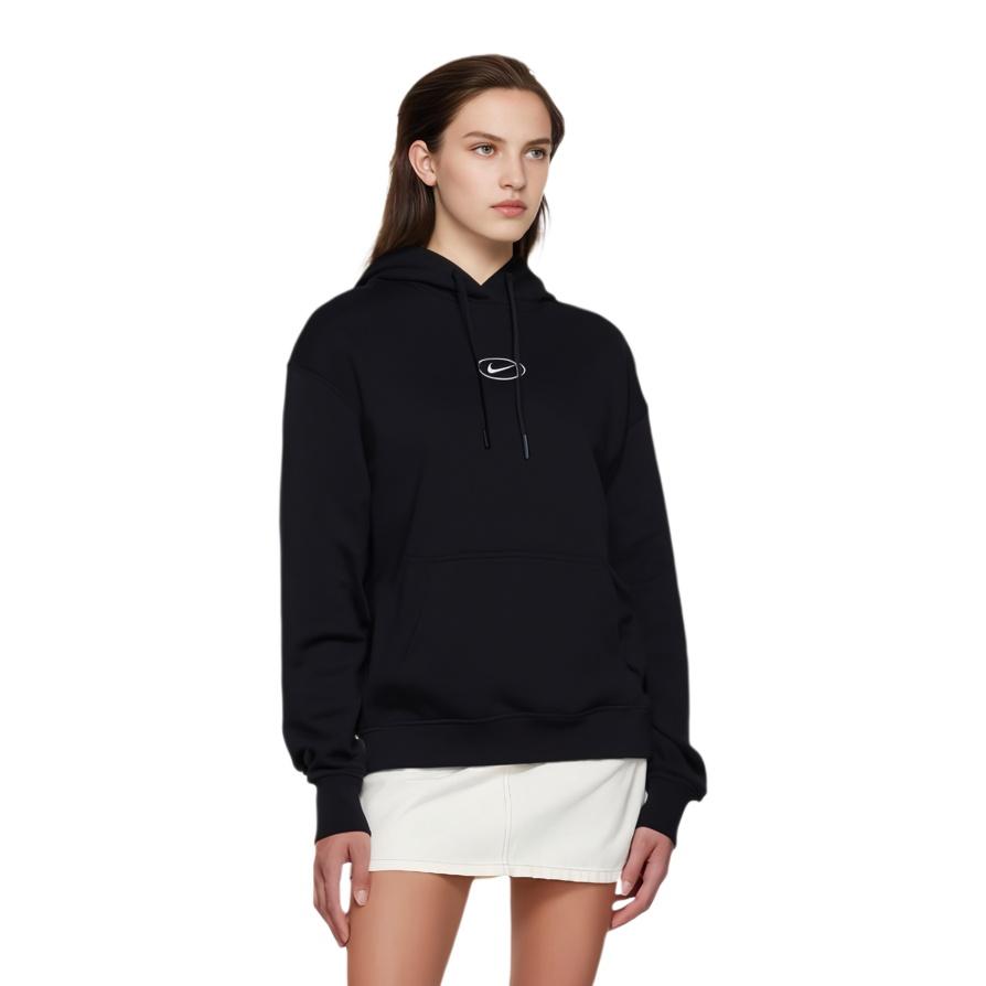 Nike Sweatshirts Women's Black Hooded Moderate Regular CZ4059-010