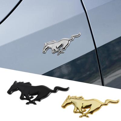 3D Металлическая Наклейка на Автомобиль в Стиле Mustang Декор Кузова Багажника Наклейка для Ford Focus ST Mk2 Mk3 Mk7 Fiesta Ranger Kuga F150 Колпачок Клапана