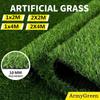 10mm Indoor/Outdoor  Artificial Grass Mat Fake Lawn Synthetic Green Yard Garden Army Green