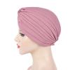Женская мода, блестящий шелковый тюрбан, мягкий блестящий витой тюрбан, шляпа с химической повязкой на голову, головной убор для женской кепки