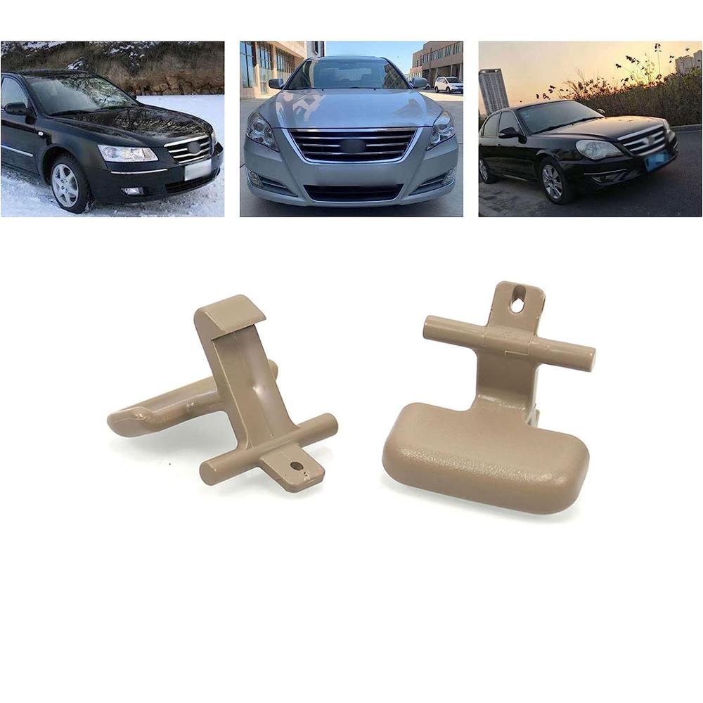 New 2PCS Beige Upper & Lower Center Console Armrest Latch Clips For Sonata 2009-2010
