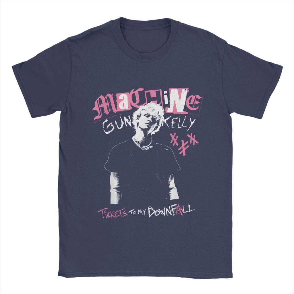 MGKs Disheveled American Rhythm Blues Singer Print TShirt for Unisex Cotton ShortSleeved TShirt for Streetwear