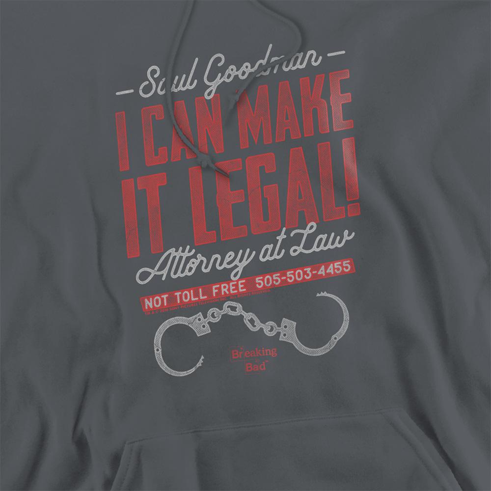 Breaking Bad Unisex Adult I Can Make It Legal! Hoodie