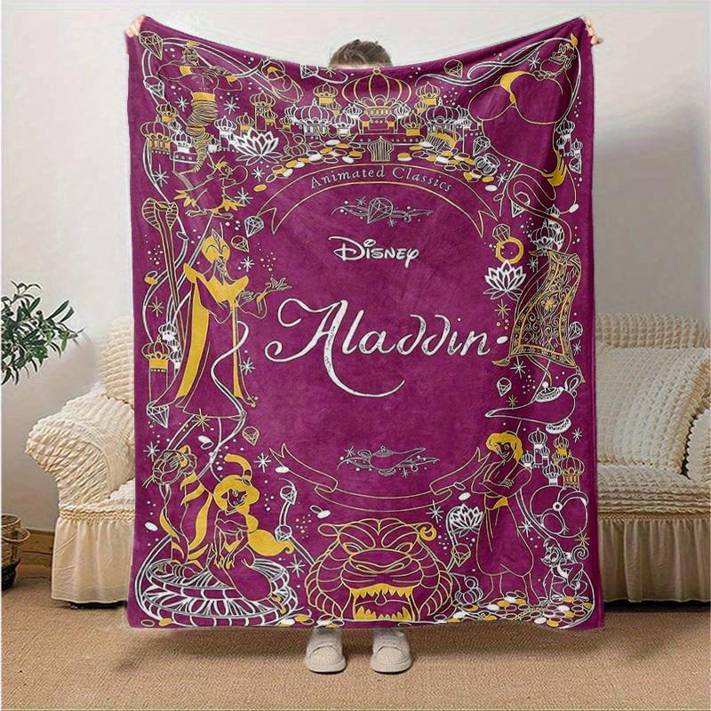 1pc, Aladdin-Inspired Home Decor: A Magical Home Blanket, Cozy Flannel Throw Blanket Makes the Perfect Gift for Disney Fans