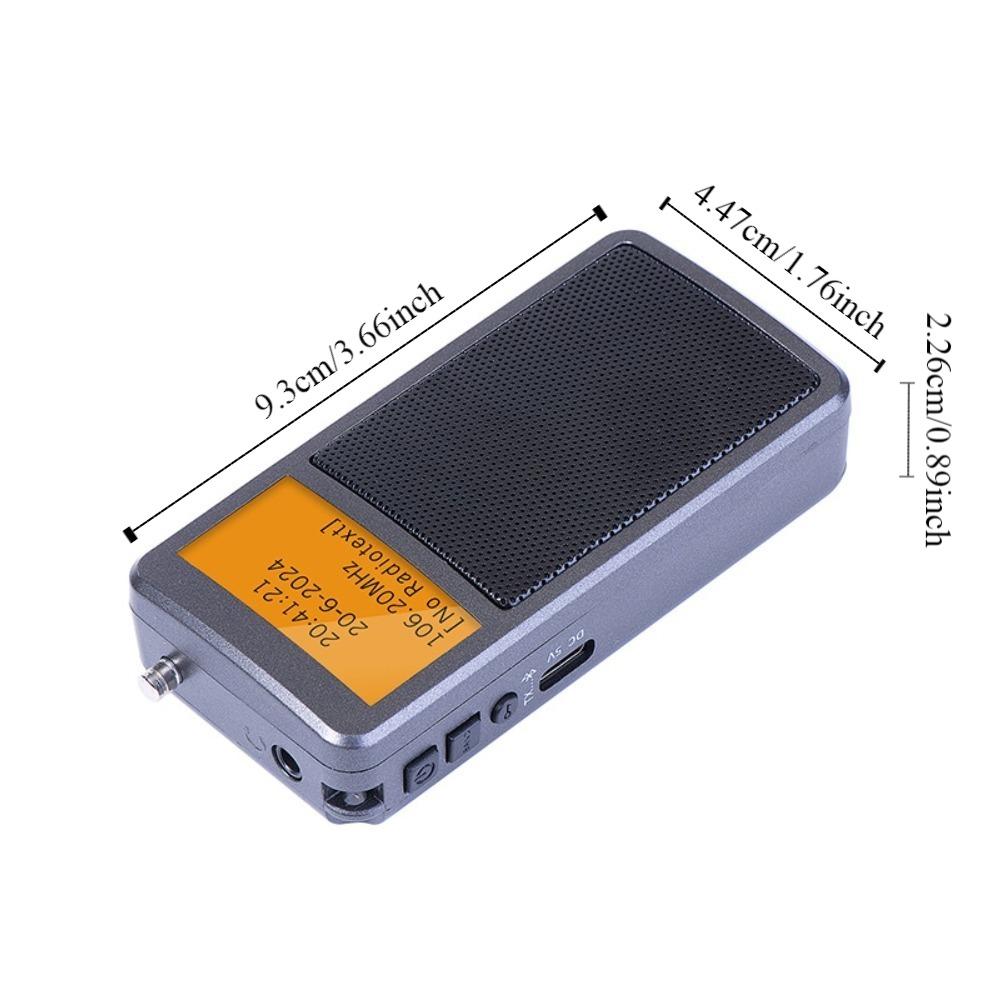 Многофункциональный DSP FM стерео радио будильник беспроводной Bluetooth динамик кемпинг