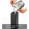 Yamazaki Magnetic Two-Way Dispenser for Shampoo, Black, Approx. 7cm W X 9cm D X 24cm H, Tower Pump Dispenser Bottle, 4259