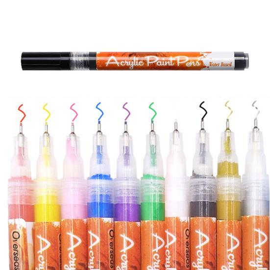 Nail Painting Pen Quick Drying Waterproof Multiple Colors Nail Art DIY Painting Graffiti