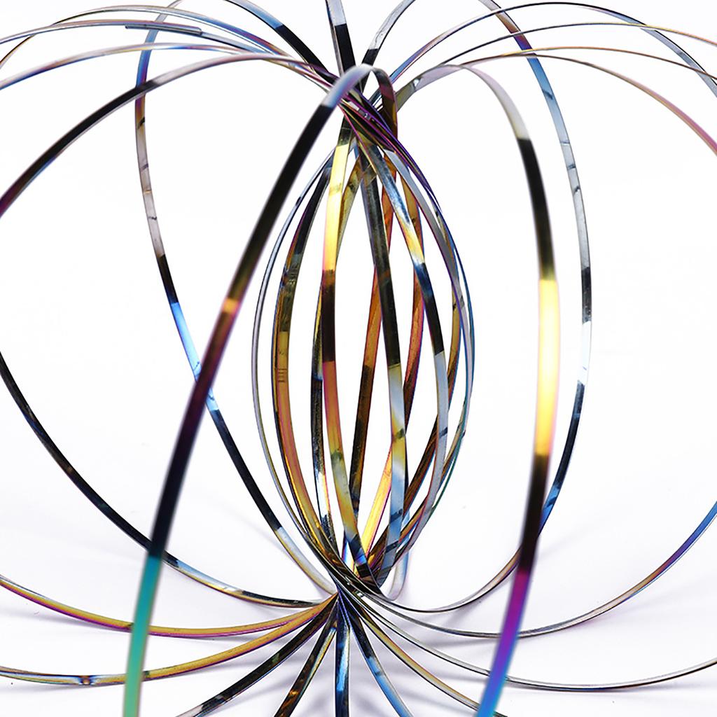 Fluid Stainless Steel Magic Bracelet, Arm Sliding Iron Ring Metal Adult Toy, Can Be Shared with Friends for Late Maturing