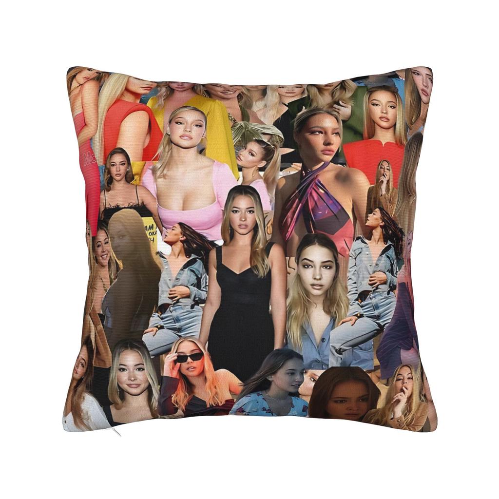 Madelyn Cline Beautiful Actress Poster Pillow Cover Kawaii Pillow Case For Sofa Bedroom Home Decor Design Pillowcases Gift Idea