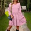 Женское пляжное платье с коротким рукавом, повседневное платье
