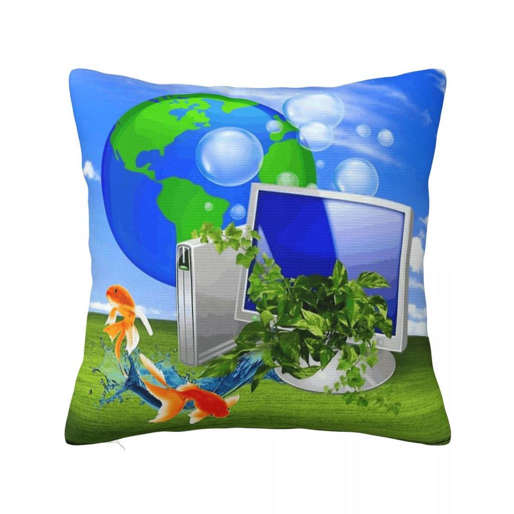 Frutiger Aero Windows 98 Компьютер Наволочка Мягкая Наволочка Чехол для Подушки Morden Наволочки Для Свадебной Вечеринки Домашний Декор