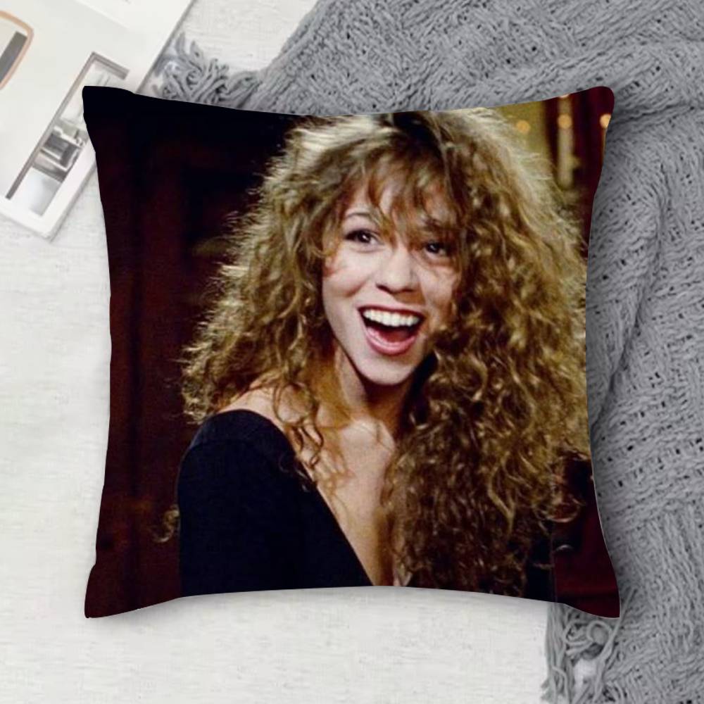 MMariah Carey Doublesided Printed Square Decorative Cushion Cover for Sofa Living Room Home Decor