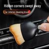 Средство для удаления пыли из автомобильных зазоров: Внутренняя бархатная щетка для очистки кондиционера и макияжа