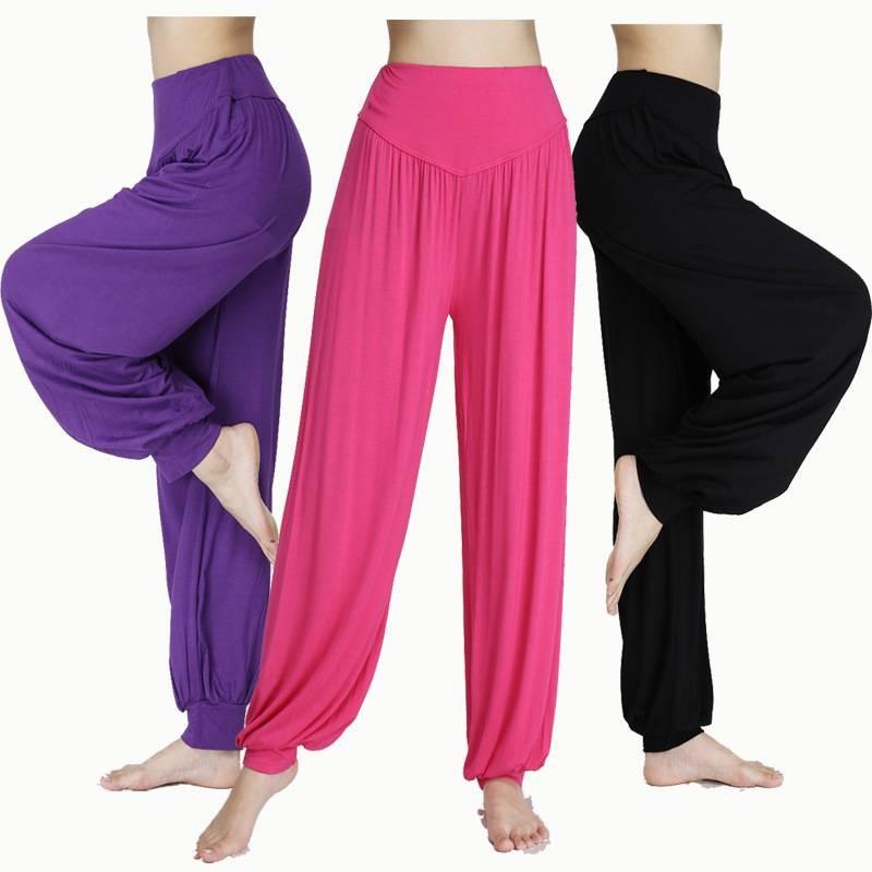 Comfortable And Stylish Women's Modal Yoga Pants For Dance And Fitness Activities In Various Colors And Sizes