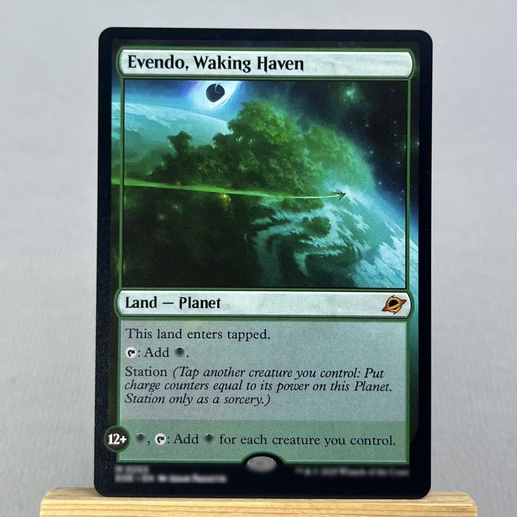 EOS EOE UNF HOLO15-0002 Tcg прокси магические карты шоковая земля Уробороид Шахта Древняя гробница Каменные пещеры Слияние маны собрать