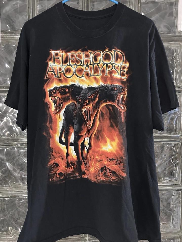 Винтажная Унисекс Футболка Fleshgod Apocalypse Все Размеры ZA545