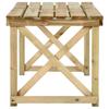 Garden Dining Table 160 x 79 x 75 cm Wood