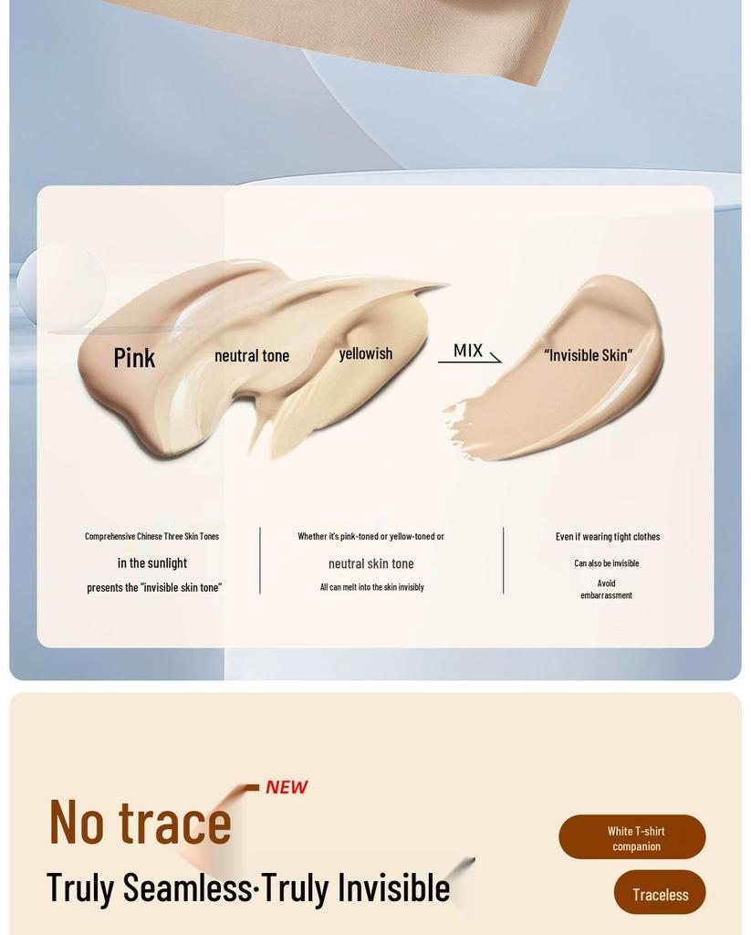 Плечевая накладка под прямым углом Невидимый бюстгальтер: Бесшовный бандаж для груди для женщин, уменьшает внешний вид большой груди