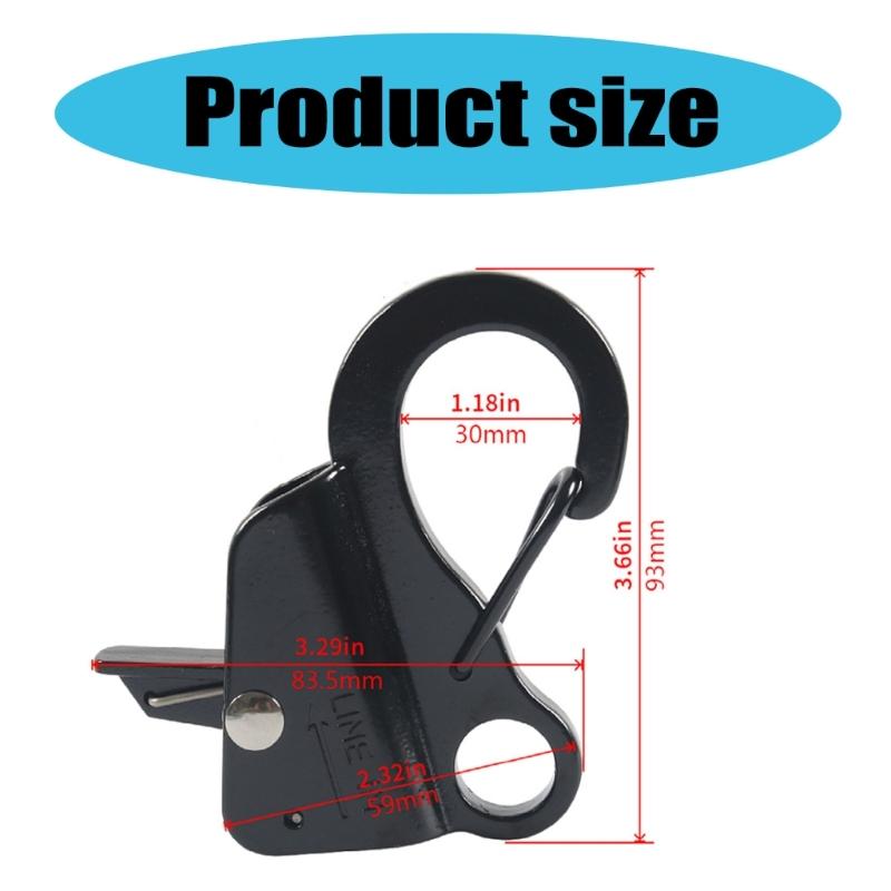 Easy to Use Stainless Steel Boat Fenders Snap Fastener Clip Suitable for Fast Docking and Secure Mooring Easy Anchoring