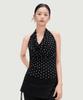 MIXXO Топ на бретельках в горошек без рукавов Re Hng62Ms_Miwhng73Qs