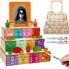 DIY Day of Dead Ofrenda Box Wooden Memorial Display Box Mexican Dead Shadow Box  Day of The Dead