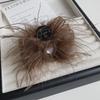 Заколка для волос в виде пера акулы со стразами, осень и зима, 7 см - Pure Desire Style Hairpin
