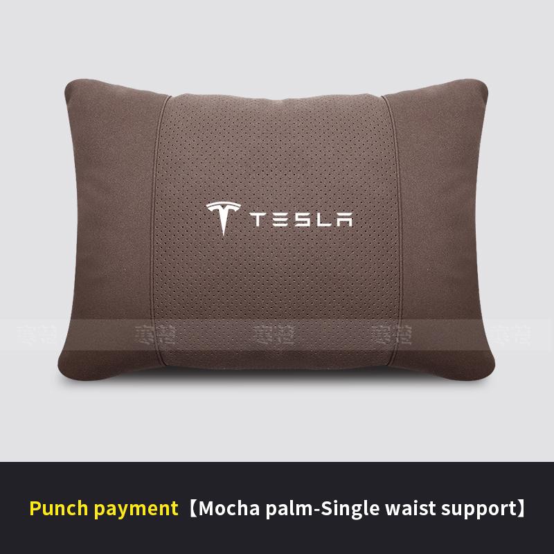 Car Headrest Neck Support Seat Lumbar cushion Breathable Soft Neck Pillow Waist pad For Tesla Model 3 Model Y Model S Model X