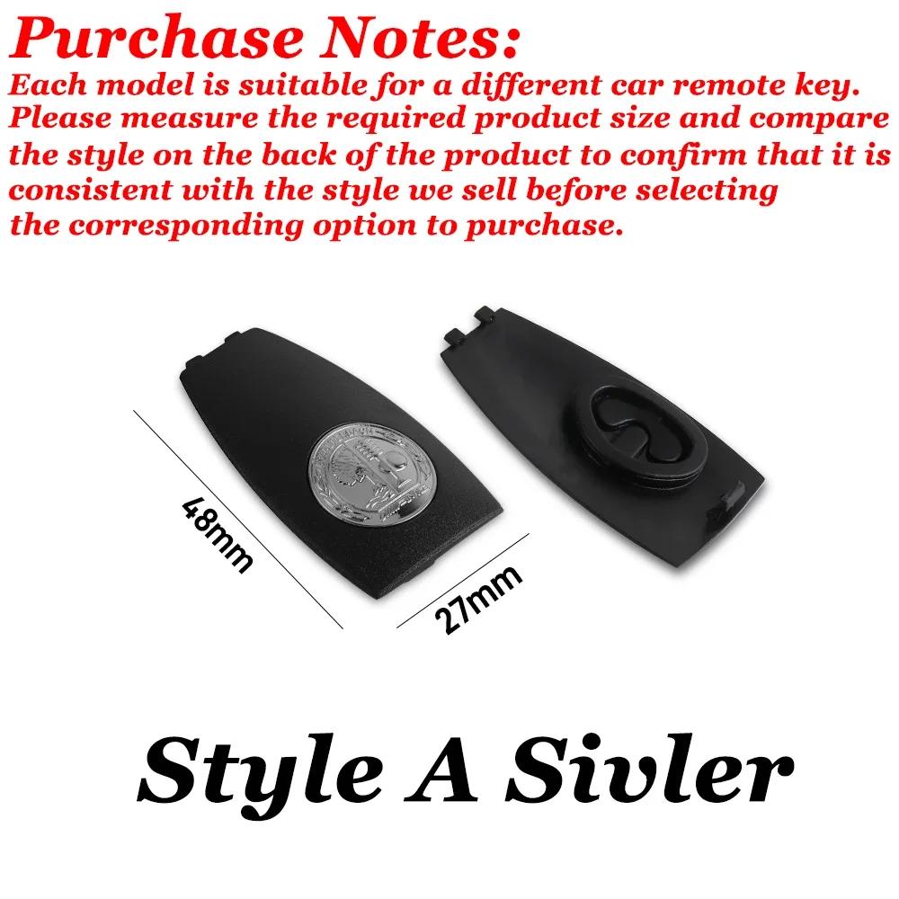 Car Key Remote Accessories Key Case Shell Protective Cover Refit Sticker For Mercedes Benz W204 W205 W211 W212 AMG Smart Fortwo ZSY5