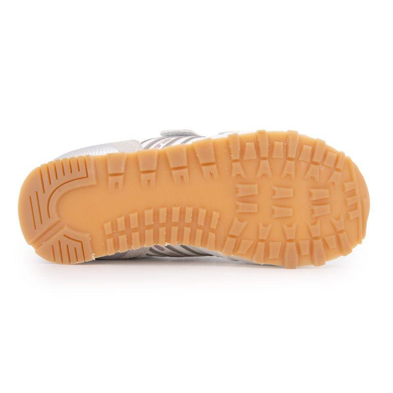 Серебристые низкие кроссовки на липучке с рифленой подошвой Dublin Детские PEPE JEANS