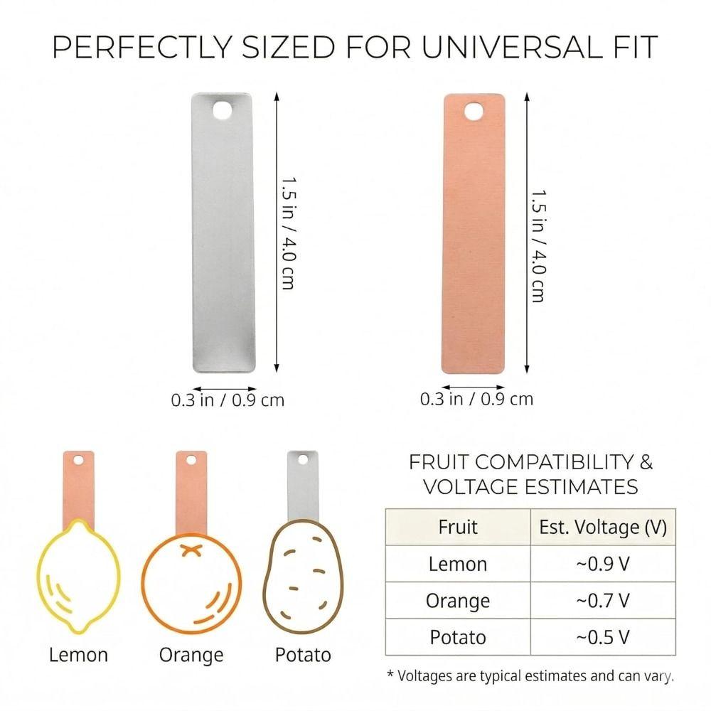 Corrosion Resistant Zinc Anode Sheet Experiment Grade Copper Anode Sheet Fruit Battery Project