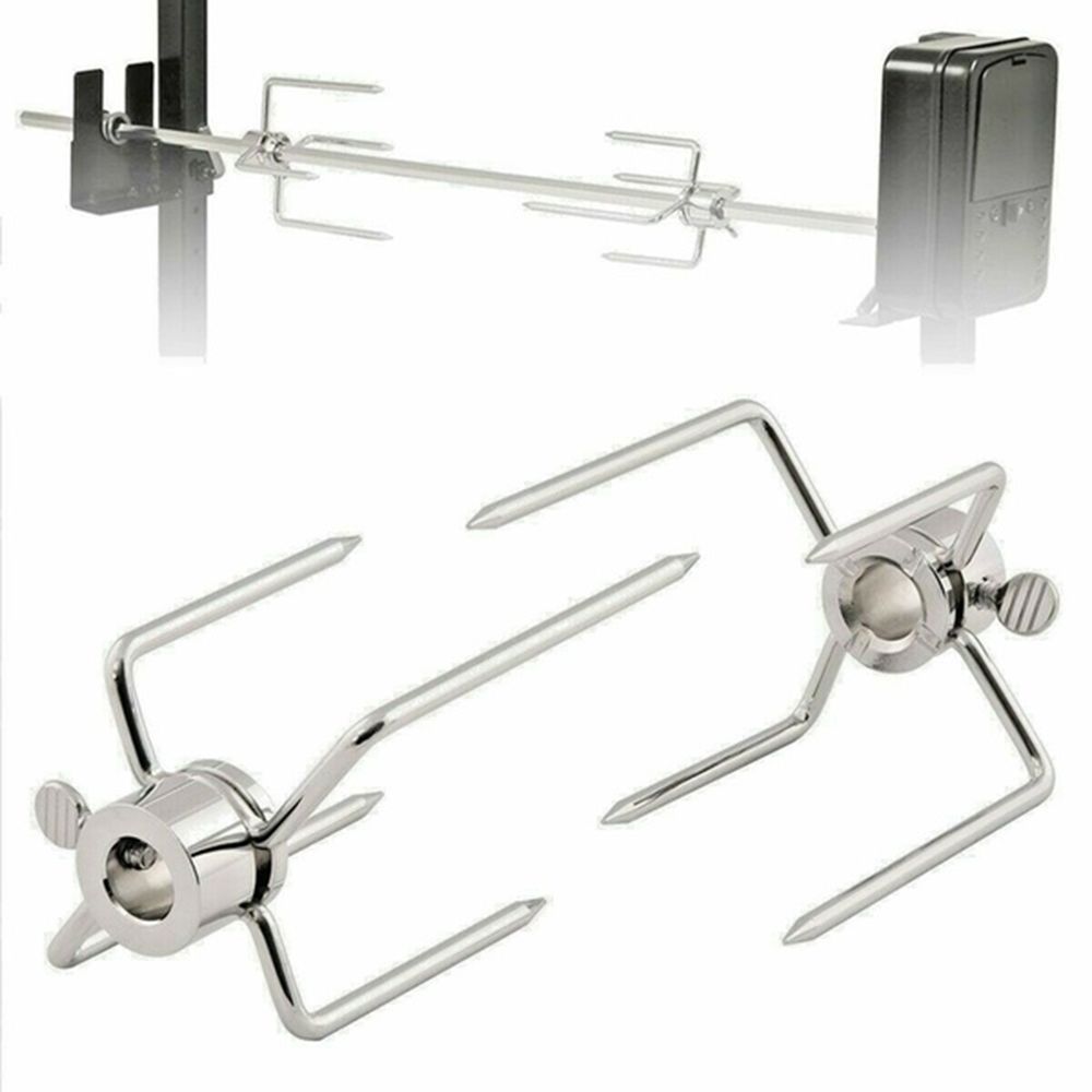 Barbecue Accessories BBQ Tool Rotisserie Food Grade Spit Forks Chicken Grill Meat Fork BBQ Forks