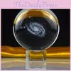 Elegant Crystal Ball Globe Galaxy Miniatures 3d Laser Engraved Glass Sphere 60mm For Timeless Home Decor