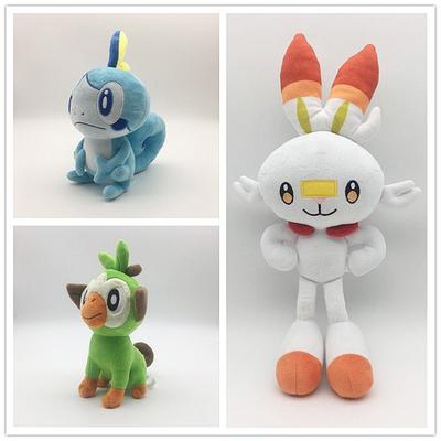 Caihezhi милый покемон Grookey Sobble мягкая плюшевая кукла диван-кровать Декор детские игрушки