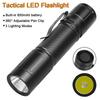 Type-c Charging Torch Light with Clip Outdoor Camping Lantern Strong Light Flashlight  Night Hiking