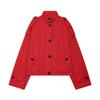 Womens Stand Collar Zip-Up Jacket Streetwear Oversized Casual Outerwear 2026
