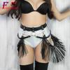 Панк Сексуальные Женщины Бедра Кожаный Ремень Подвязки Белье Подвязки Ноги Эротический Фетиш