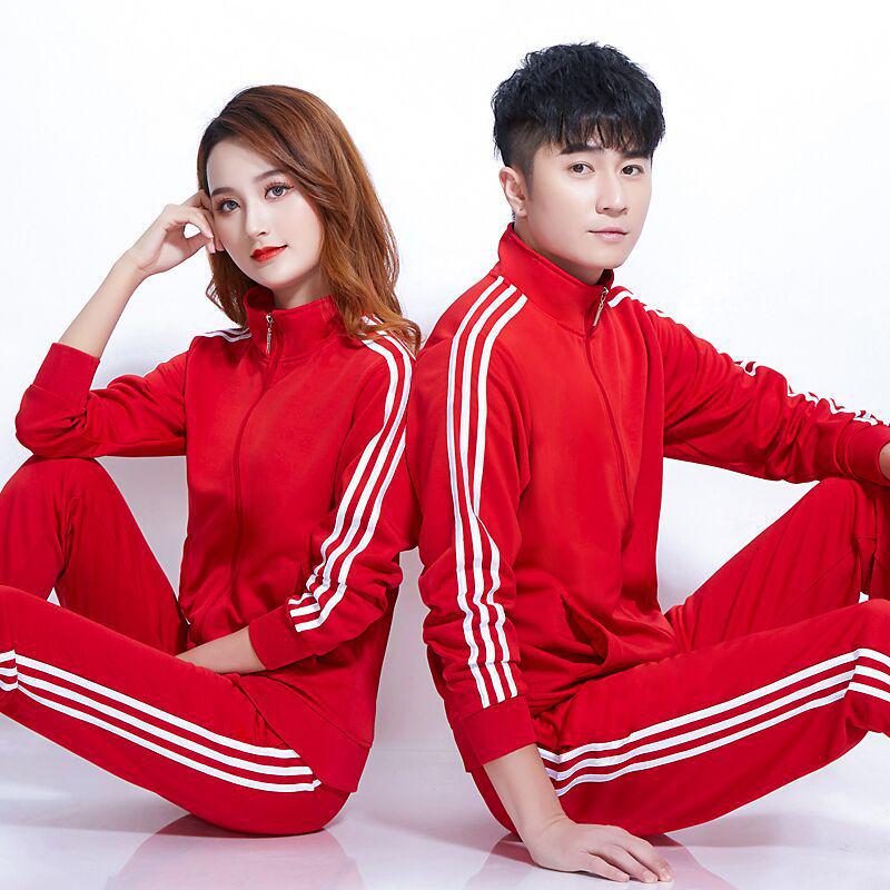 Повседневная куртка унисекс с тремя планками — универсальная весенняя спортивная одежда, идеально подходящая для пар и студентов.