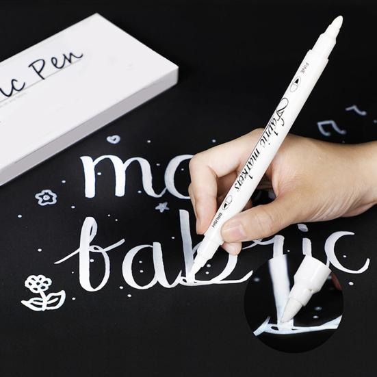 4/6 шт. тканевая ручка с двойным наконечником, текстильные маркеры, водонепроницаемая ручка для рисования граффити, футболка, пальто