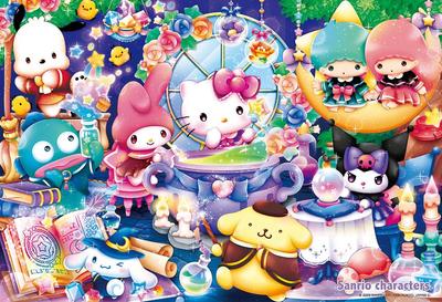 Пазл Beverly на 300 деталей, Персонажи Sanrio, Волшебная лаборатория (26x38см), Сделано в Японии, 300-144